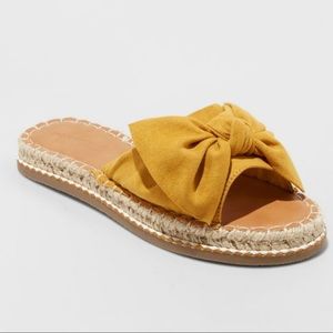 Yellow women’s sandals
